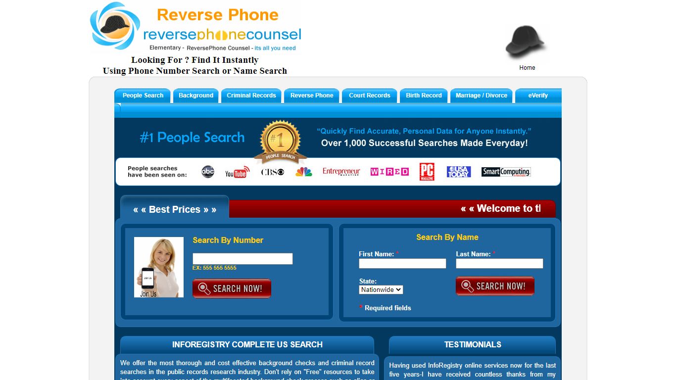 Reverse Phone Number LookUp Background Check People Search Look Up ...